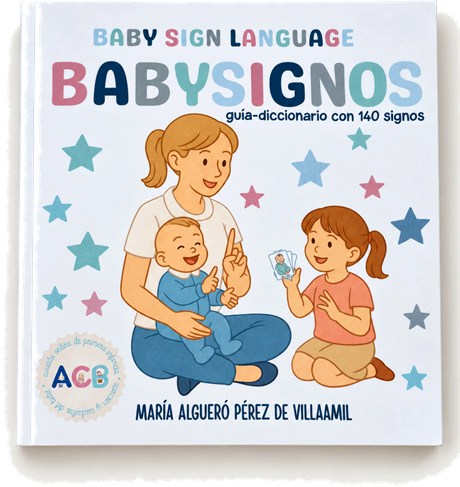 Portada del libro Babysignos: guía-diccionario con 140 signos, de María Algueró Pérez de Villaamil