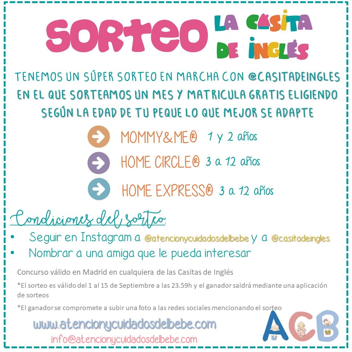 Sorteo La Casita de Inglés - ACB